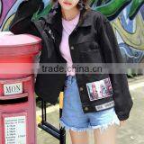 Zm35759a New Style Winter Autumn Short Denim Jacket Coat for Women thumbnail-5