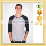 Two-color Long Sleeve T-shirt, Long Sleeve Baseball t Shirt