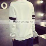 Cheap Printed Round Neck Long Sleeve Oversized Cool Men's Plain Printed Pullover Sweater Hoodie thumbnail-2