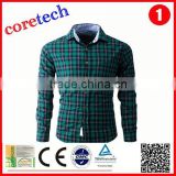 brushed breathable plaid flannel shirt factory