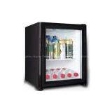 Absorption Hotel Mini Bar Glass Door Mini Fridge Absolutely Silent 30 Liters thumbnail-2