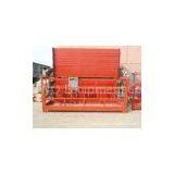 Aluminum Alloy Temporary Suspended Working Platform 100m Height 630kg for High - Rise Building