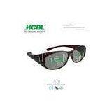 Theatre Digital Reald 3D Glasses In Black Frame With 0.72 mm TAC Filter Lens thumbnail-1