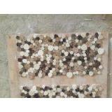Cream Marfil+dark Emeprador Heart Shape Mosaics thumbnail-2