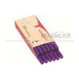 Violet Erasable Markers 0.5 mm metal tip Air Erasable Pen for Fabric Short Time Marking # AV05