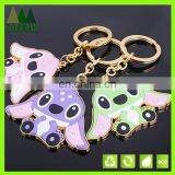 Promation Cute Cartons Rubber Gift Metal Keychain Key Ringsr Key Chains thumbnail-1