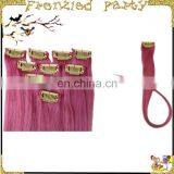 Synthetic Cheap Clip in Hair Extension thumbnail-3