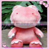 Guang Dong manufacturer lovely 10" pink plush frog toys