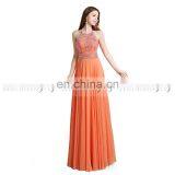 Glamorous Elegant Halter Necklines Chiffon Glittering Beaded Evening Dress Long Evening Dresses AJ020 thumbnail-2
