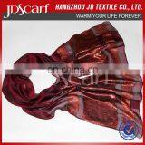 China manufacturer new fashioned luxury silk polyester scarfs
