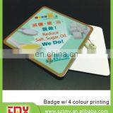 Customized Plastic Pin Badge 4C Printing Pin Badge no MOQ Pin Badge thumbnail-2