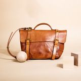 Wholesale Bags 2018 New Original Retro Shoulder Bag Handmade Leather Portable Diagonal Messenger Bag