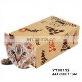 Manufacture Sale Customized Corrugated Cardboard Cat House thumbnail-6