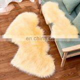 OEM Service Fake Fur Rugs Plush Faux Fur Rug Grey Sheepskin Synthetic Fur Carpet thumbnail-3