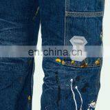 DiZNEW PAINTED POCKETS VINTAGE PAINT CARPENTER JEAN PANTS FOR BOYS thumbnail-3