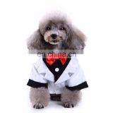 Stylish Shirt Formal Dog Wedding Bow Tie Suit Outfit Pet Dog Tuxedo thumbnail-3