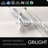 14.4w Rgb Ip65 Round Lens Led Strip Light With 4 Pin Connector White Cable thumbnail-2