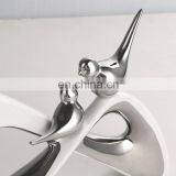 Silver Ceramic Bird Ornaments Home Hotel Fancy Crafts Decoration thumbnail-5