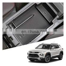 Interior Accessories Parts Silicone Armrest Rest Storage Box Center Control Console Organizer Tray For Chevrolet Blazer 19-21