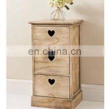 Unfinished Furniture Wicker Side Wooden Rattan Corner Cabinet thumbnail-3