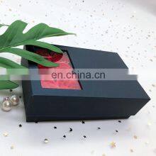 Wholesale Luxury Flower Roses Gift Packaging Basket Boxes With Clear Window thumbnail-5