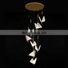 Bedroom Bedside Pendant Light Dining Table Bar Decoration Modern Butterfly Hanging LED Light Fixture