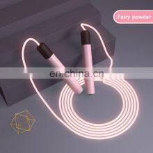 Factory Wholesale Customized Logo Silicone Handles Led Jump Rope Led Exercise Skipping Jump Rope thumbnail-3
