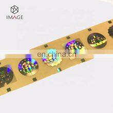 Gold Metalized Hologram Hot Stamping Foil for PVC Card thumbnail-2