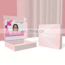 Free Samples Custom Printed Mailer Shipping Carton Folded Kraft Paper Corrugated Carton Packaging Box For Cloths Shoes