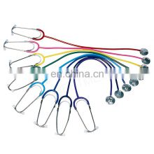 High quality best price colorful medical single head stethoscope for doctor nurse