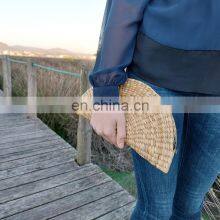 Water Hyacinth Bag New Straw Purse Wedding Clutch Handwoven Wallet Wholesale thumbnail-4
