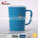 Ripple Design Portable Microwave Soup Mug With Cover thumbnail-2