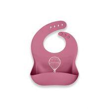 Silicone Baby Bibs Food Catcher Pocket Waterproof Toddler Bib thumbnail-3