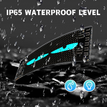 Devil Eyes Fahrzeugs dynamische flexible LED - Anzeigetafel mit Animation für die Frontscheibe. Intelligentes, scrollendes Nachrichten - Soft - LED - Schild für Lastwagen thumbnail-3