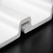 White Bracket Slatwall Pvc Panel Slatwall Pvc With Customized Size thumbnail-2