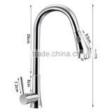 New Arrival Luxury Chrome Kitchen Sink Pull Out Spray Faucet Basin Swivel Spout Mixer Tap thumbnail-2