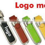 Oem leather 8gb bulk usb flash drive no case OPP package