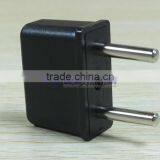 Black Copper US to EU AC Power Plug Travel Converter Adapter thumbnail-5