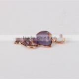 OEM Amethyst Heart Pedant Rose Gold Necklace Jewelry 2016 thumbnail-3