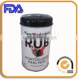 Round Empty Tin Can for Pepper