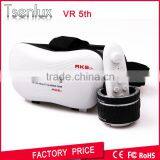 2016 Newest With Remote Bluetooth Control Google Cardboard Virtual Reality VR BOX 3D Glasses for Iphone thumbnail-3