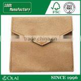 Custom Printed Faux Leather Envelop Pouch for Jewelry thumbnail-1