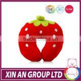 OEM High Quality Floppy Stuffed Plush Strawberry Neck Pillow thumbnail-1