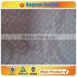 Hot Selling PU Leather Synthetic Leather Embossed Pattern for Shoes/bags/sofa