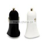 Black White 2 Port USB 5V 4.8A 3.4A 2.4A Dual Car Charger Adapter With Good Quality thumbnail-4
