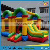 inflatable bouncy castle with water slide for children game
