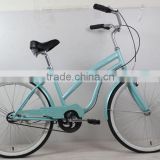 Colorful 24 inch beach cruiser bike / lady bike / single speed bicycle
