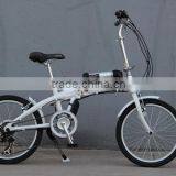 20" Folding Lithium Battery Electric Bike / 20" Electric Bike Folding Alloy Frame thumbnail-1