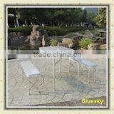 Aluminum Portable Folding Picnic Table and Chair Set