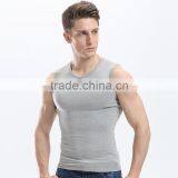 Round Neck Style Men Cotton Casual Vest Waistcoat New Design Sexy Tight Vest for Men thumbnail-1